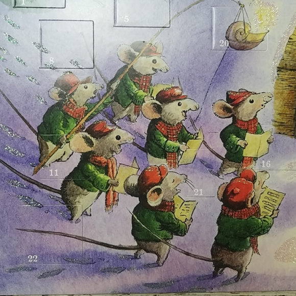 NEW Kevin Hawkes Caroling Mice Advent Calendar - Picture 2 of 4